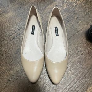 Nine West Nude Flats